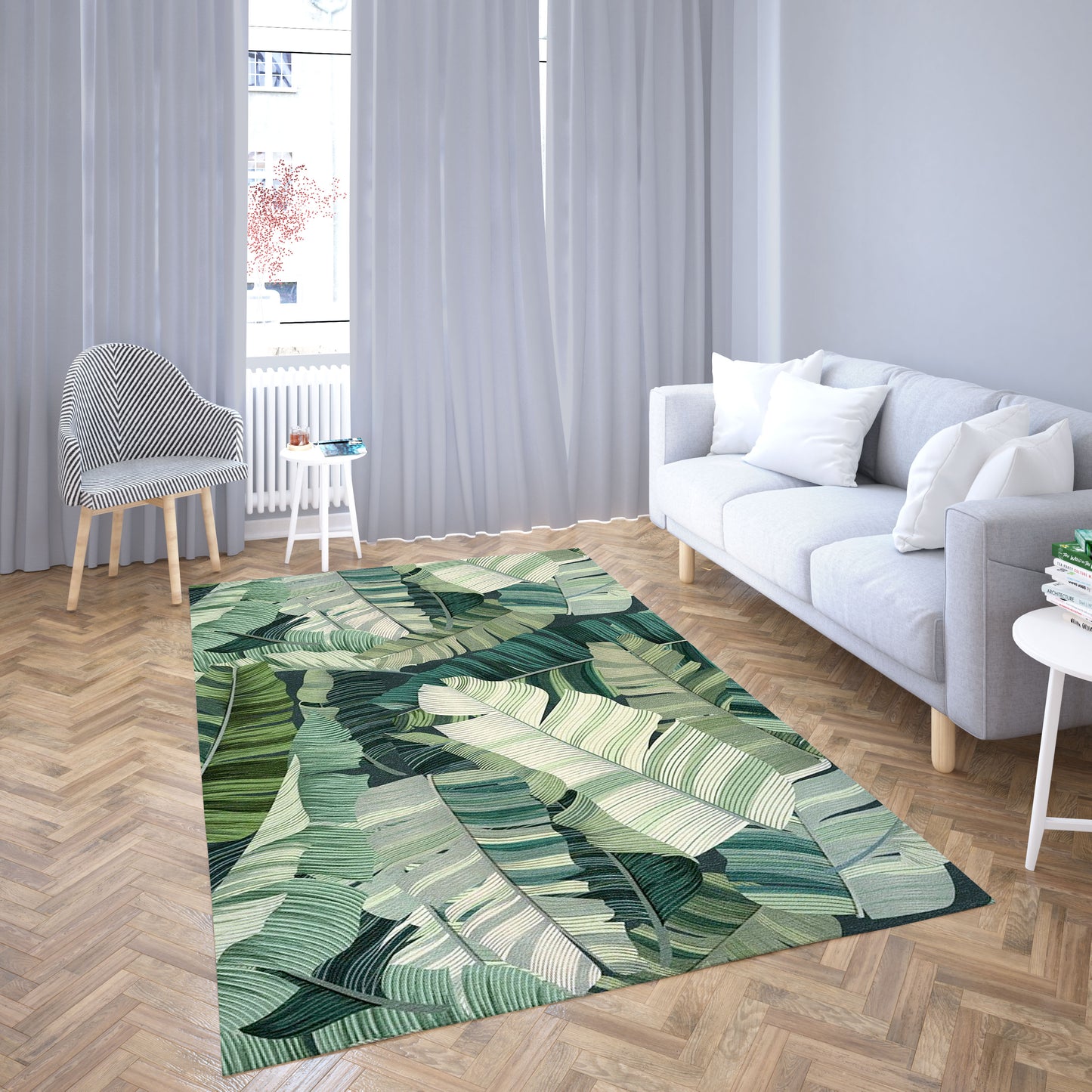 FLORAL PRINT CARPET